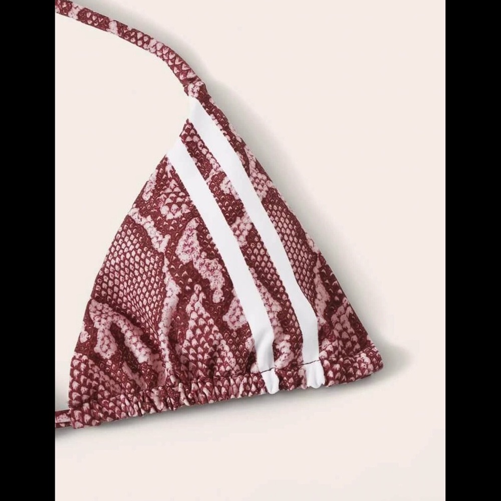 Pink, Snake Skin, Bikini Set - Picture 6 of 7